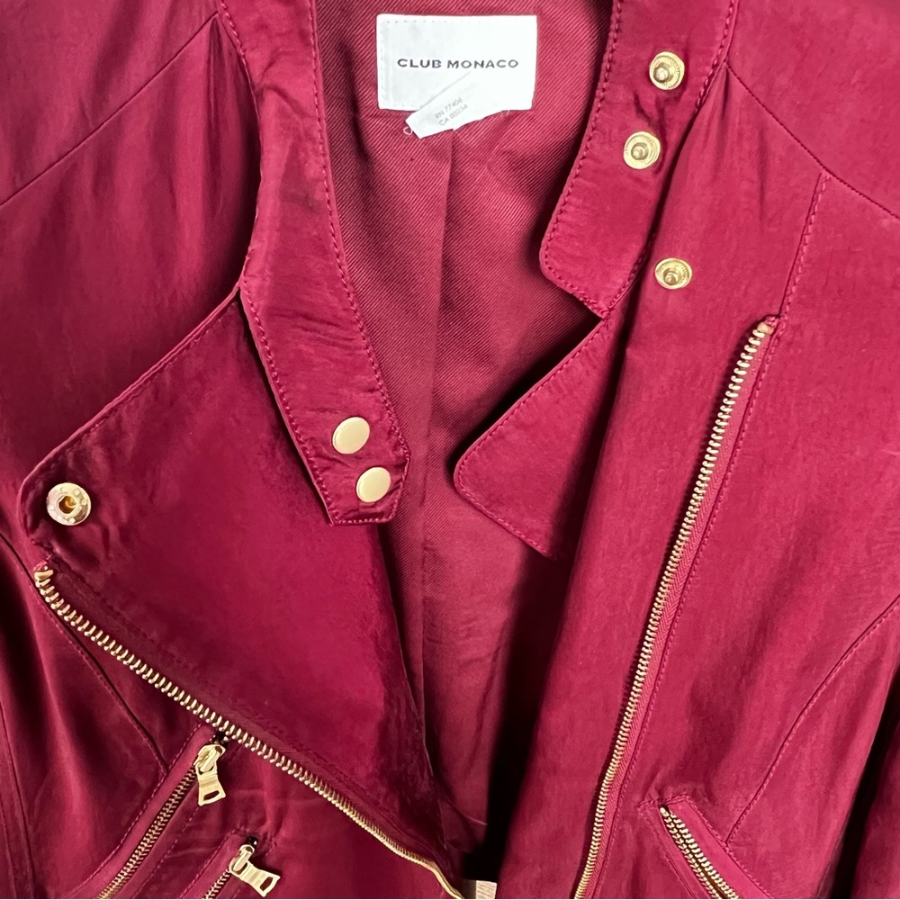 Club Monaco Motorcycle Jacket - Picture 3 of 10